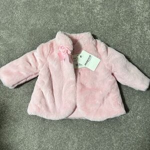 Pink Soft Fur Jacket‎